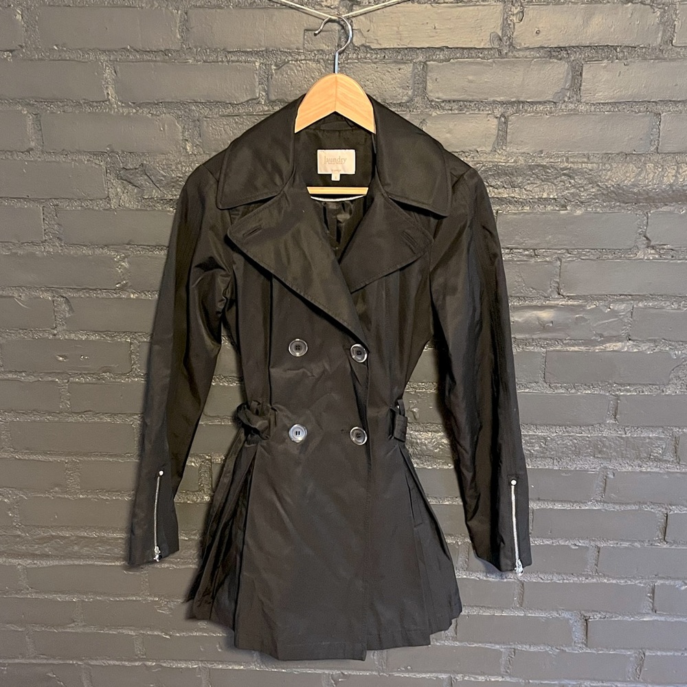 NWOT Black Trench Coat